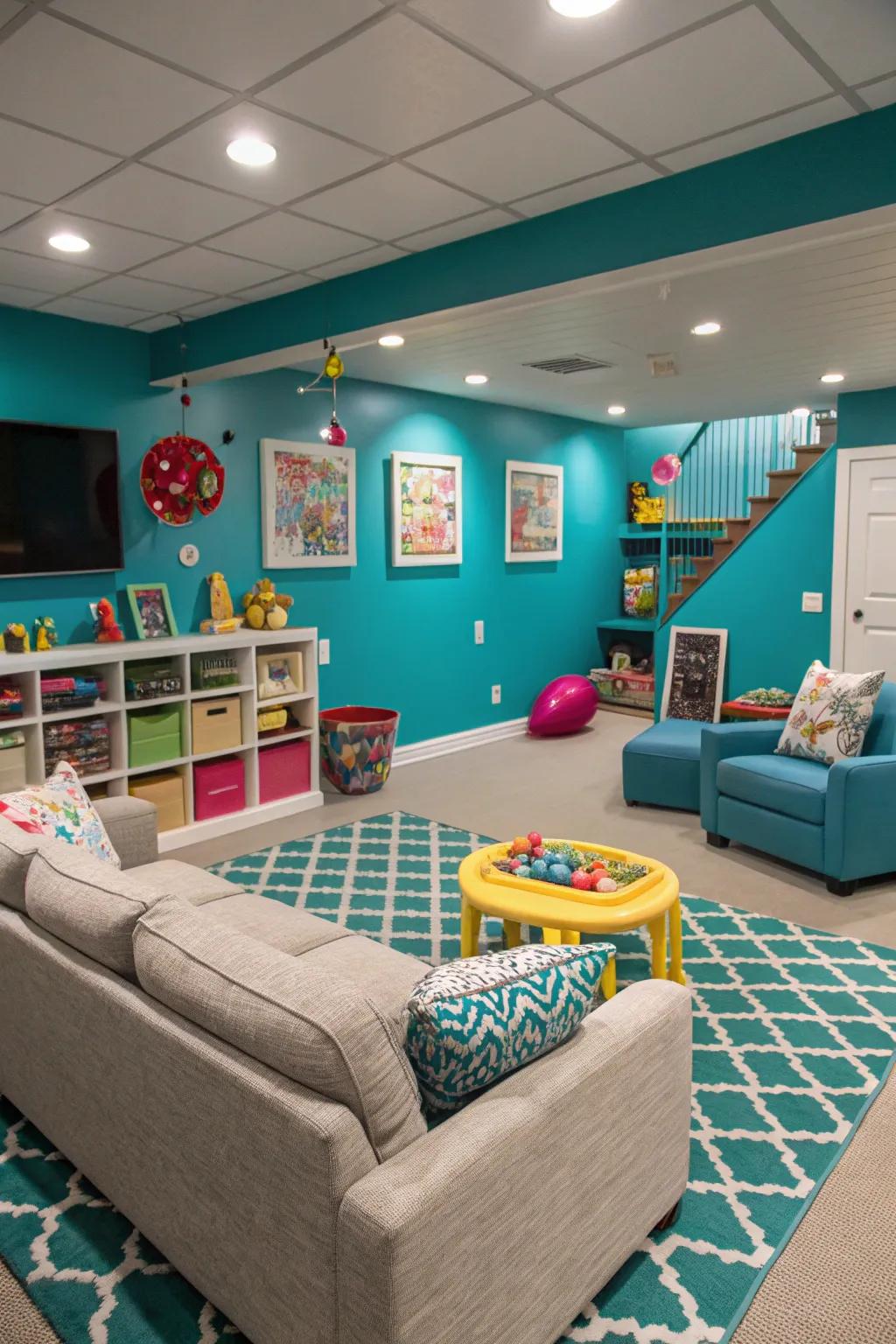 Your space will feel energized and alive with lively ocean.