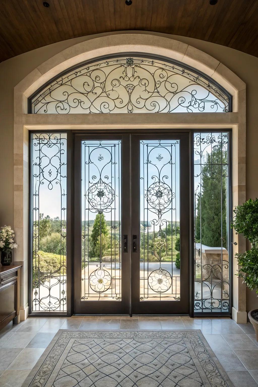 Unique designs in balance with the architecture.