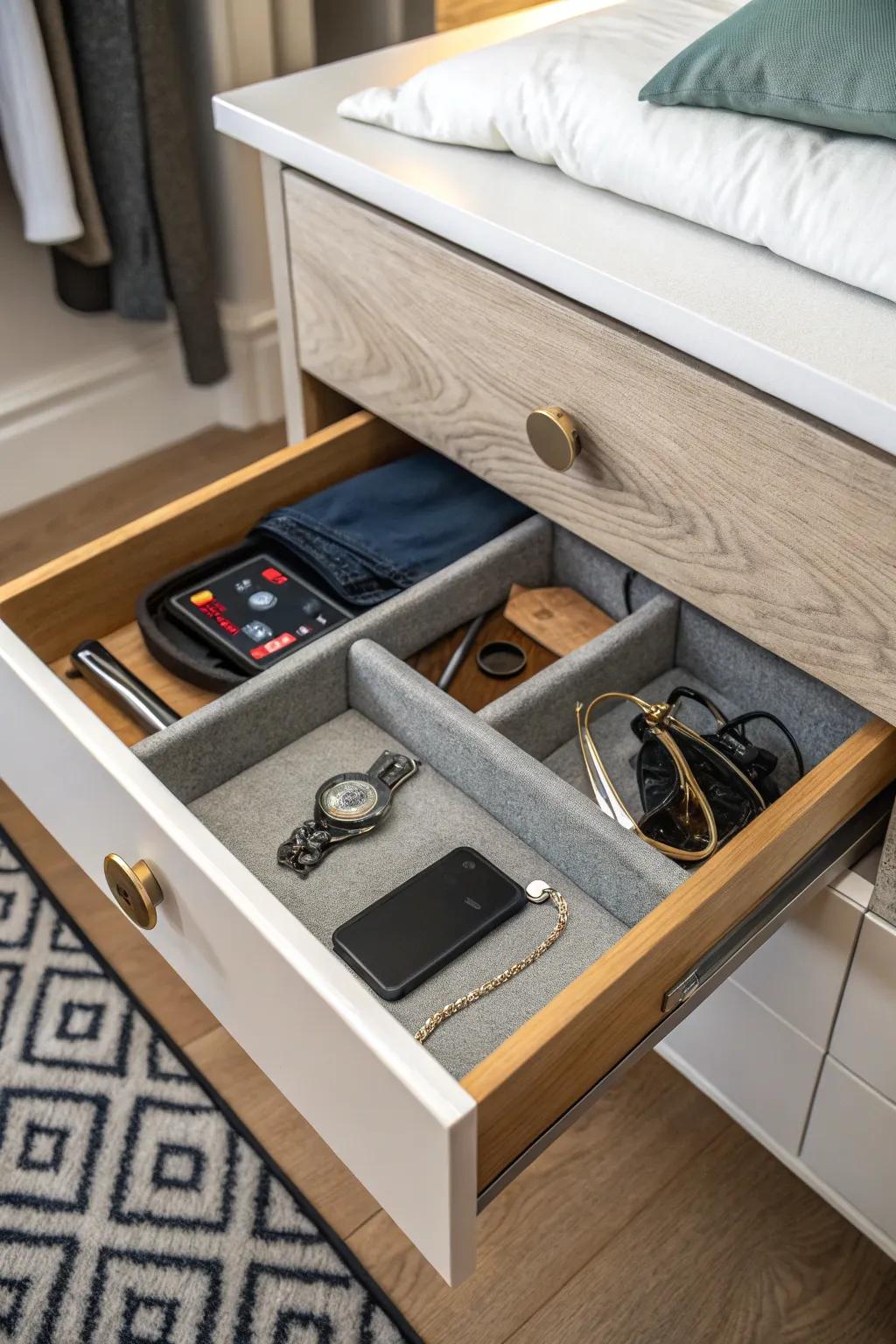 Secret sections deliver increased security for vulnerable objects.