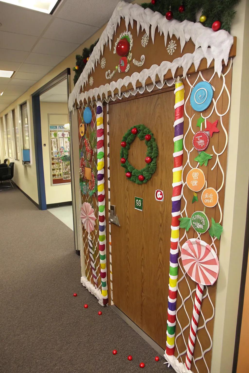 A delightful treat for the eyes, this gingerbread design delights everyone.