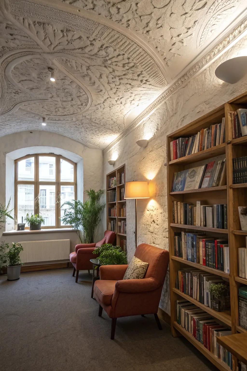 Textured Ceilings for Enhanced Depth