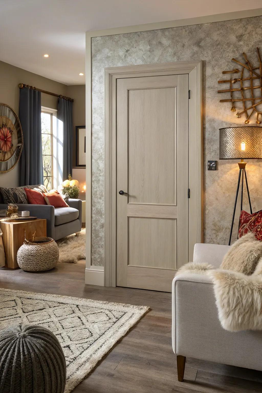 Basic doors deliver a simple yet stylish backdrop.