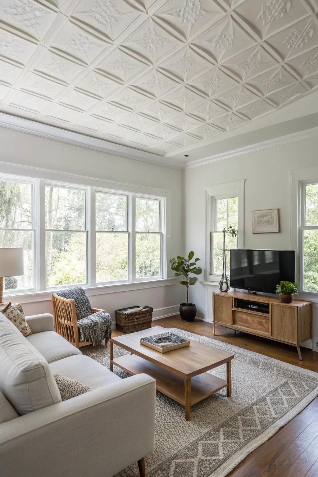 Panels can beautifully open up small spaces.