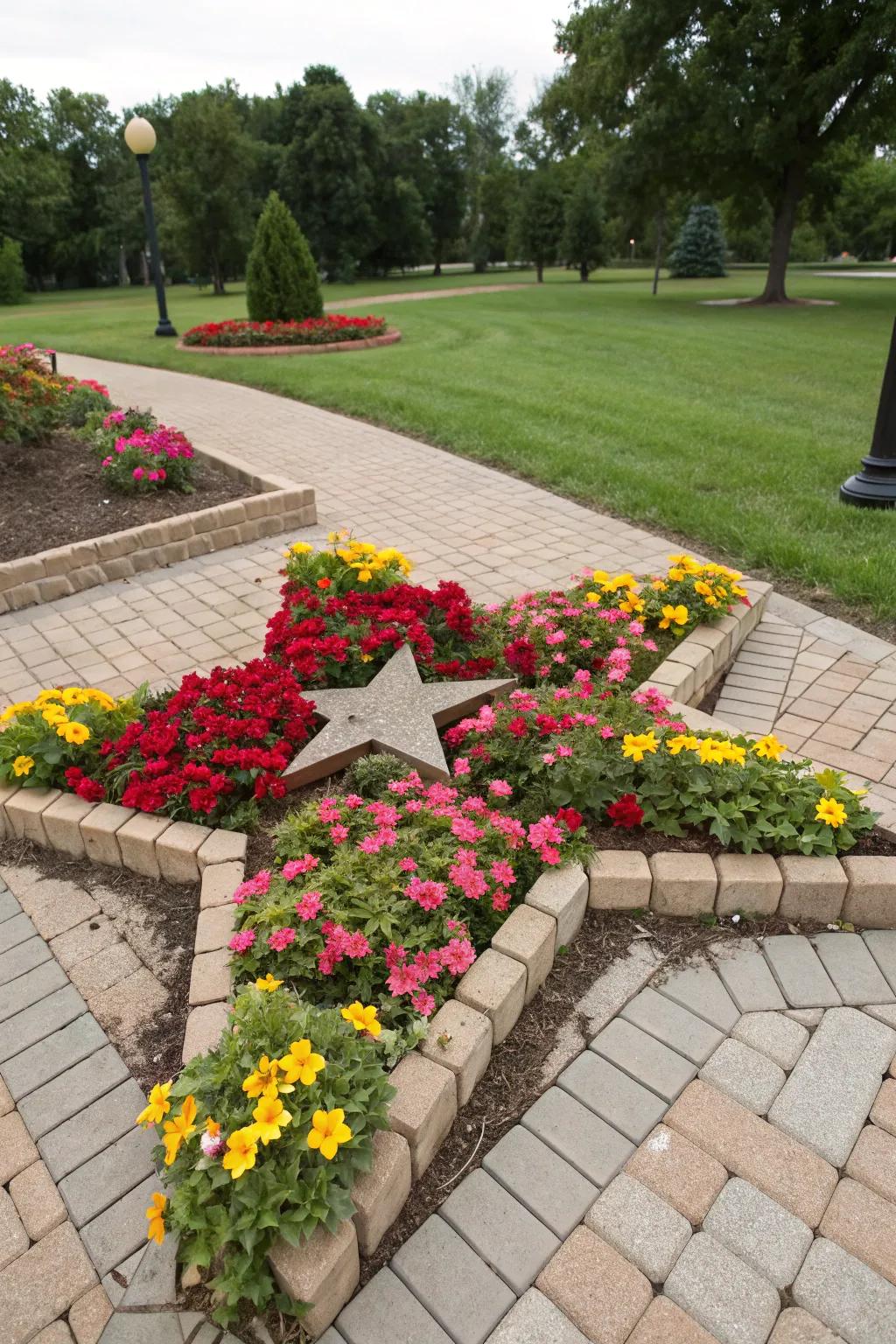 Unusual shapes inject a playful element into your garden.