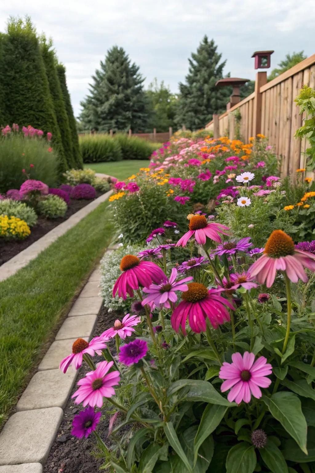 Meadowbright and petunias deliver wildflower allure and color to any garden setting.