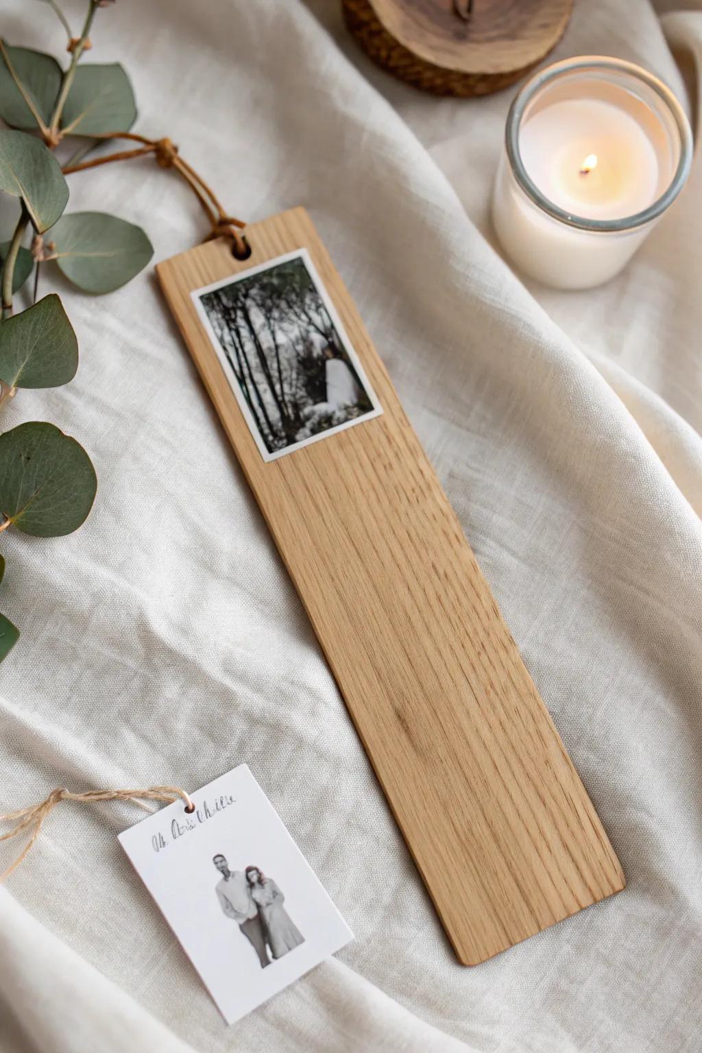 Immortalize memories in every chapter with a bespoke image page marker.