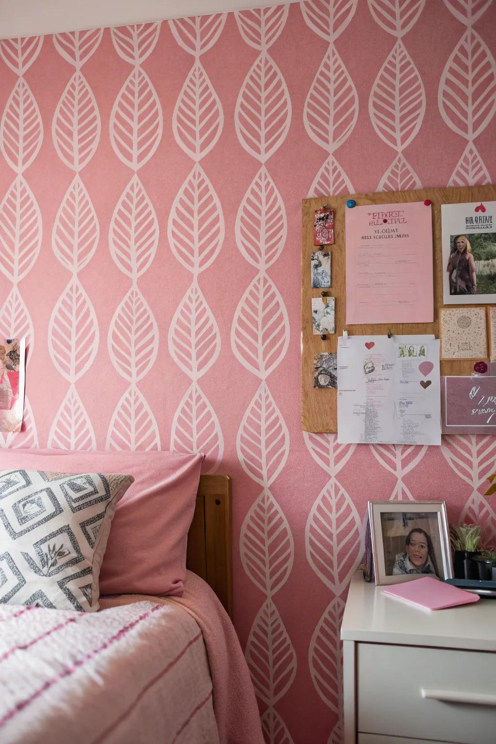 Adhesive wall decor offers a temporary yet stylish update.