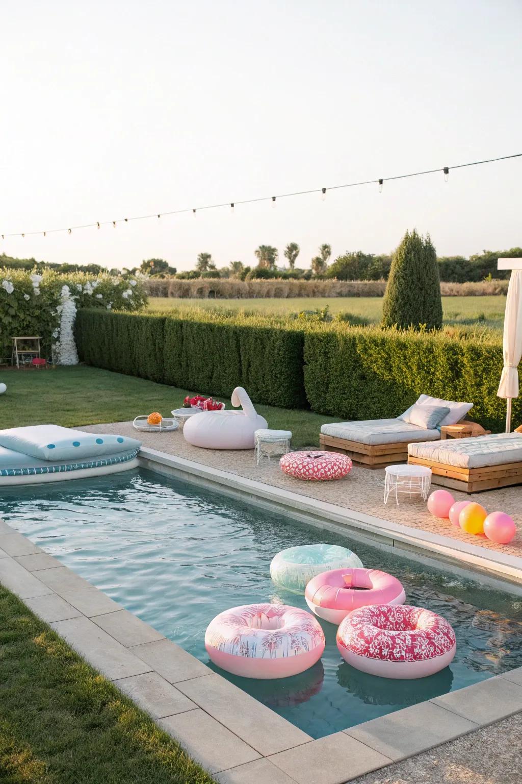 Aesthetic storage solutions enhancing the allure of the backyard.