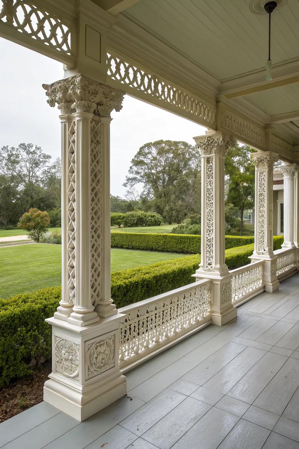 Column covers provide a fast and impressive update.