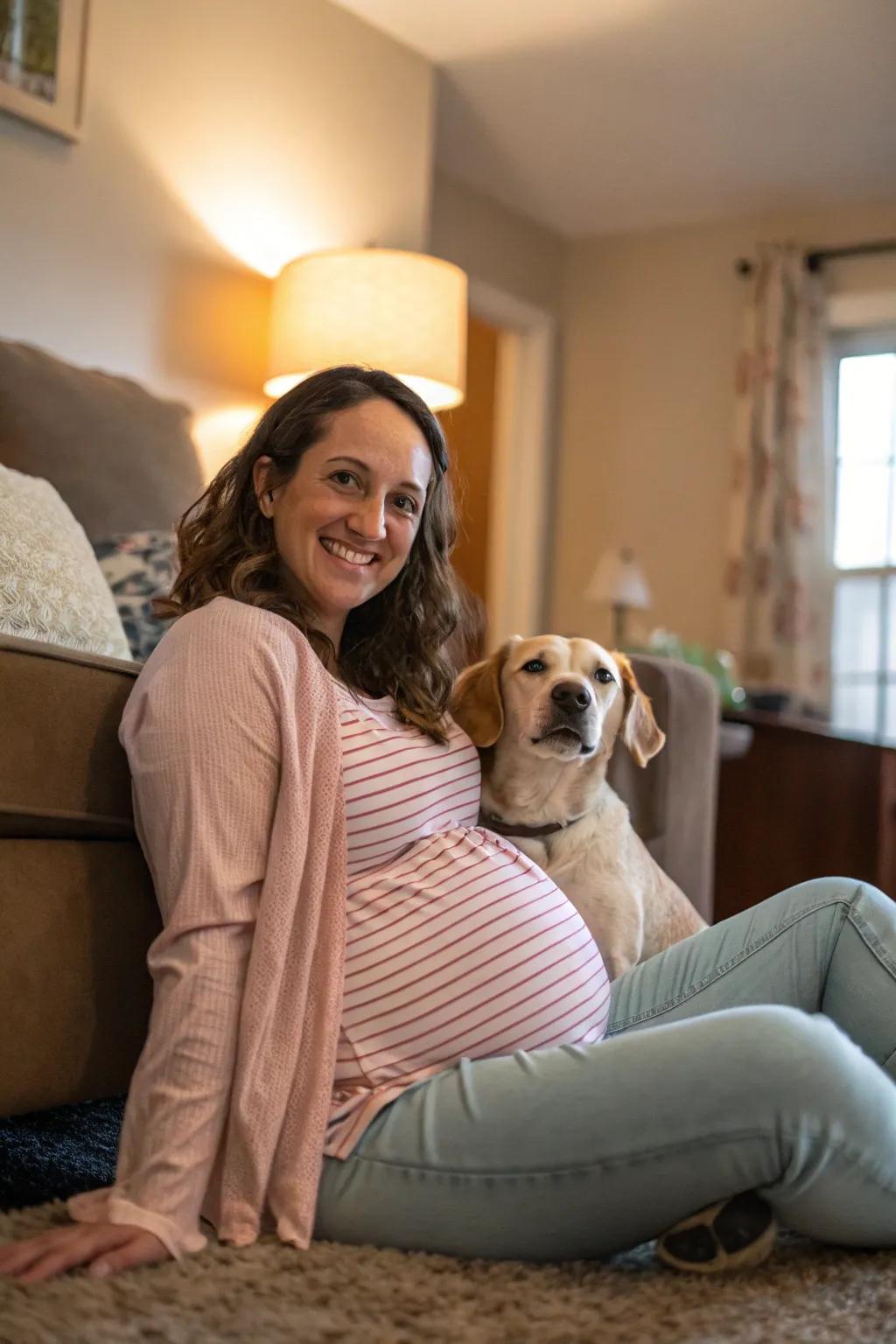 Furry friends make your photoshoot even more remarkable.