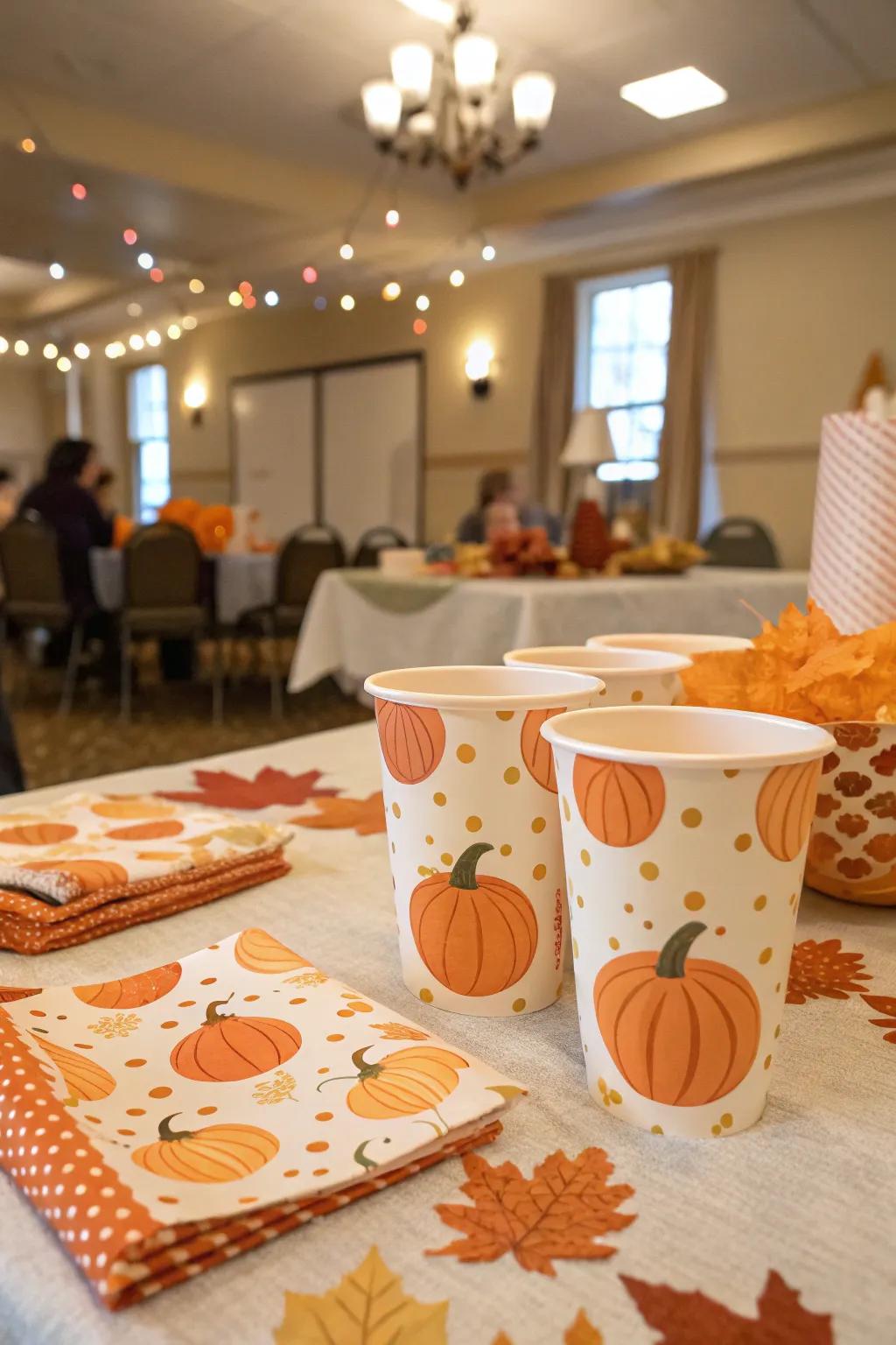 Inventive tableware enriches the celebratory ambiance.