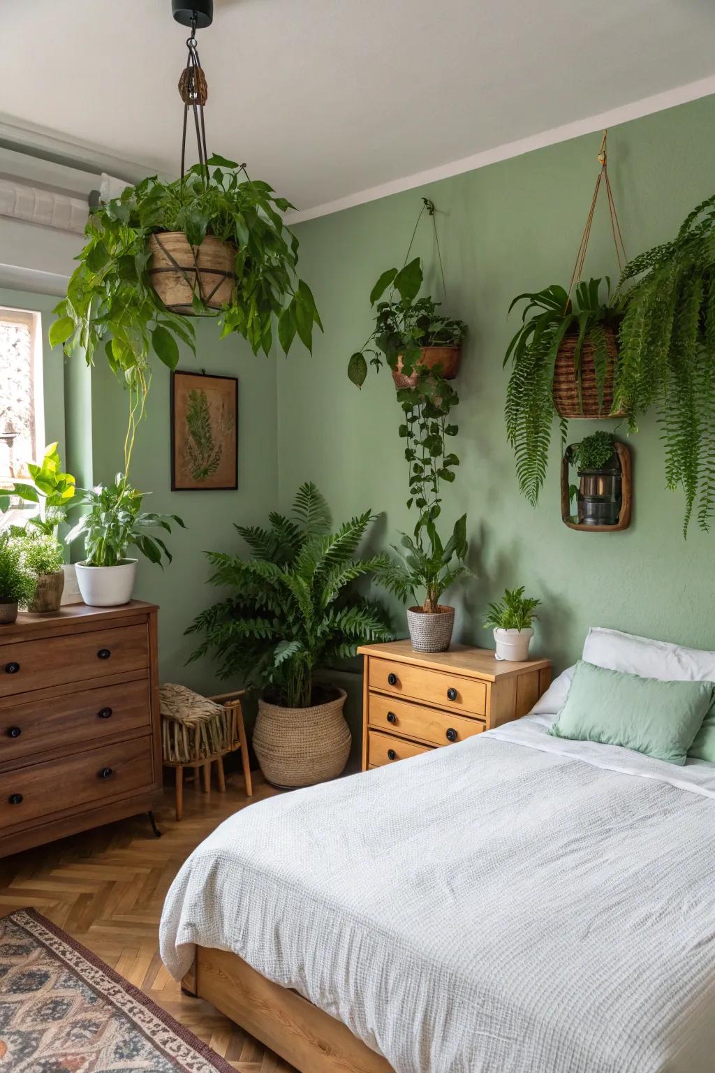 Plants and nature bring freshness and life.