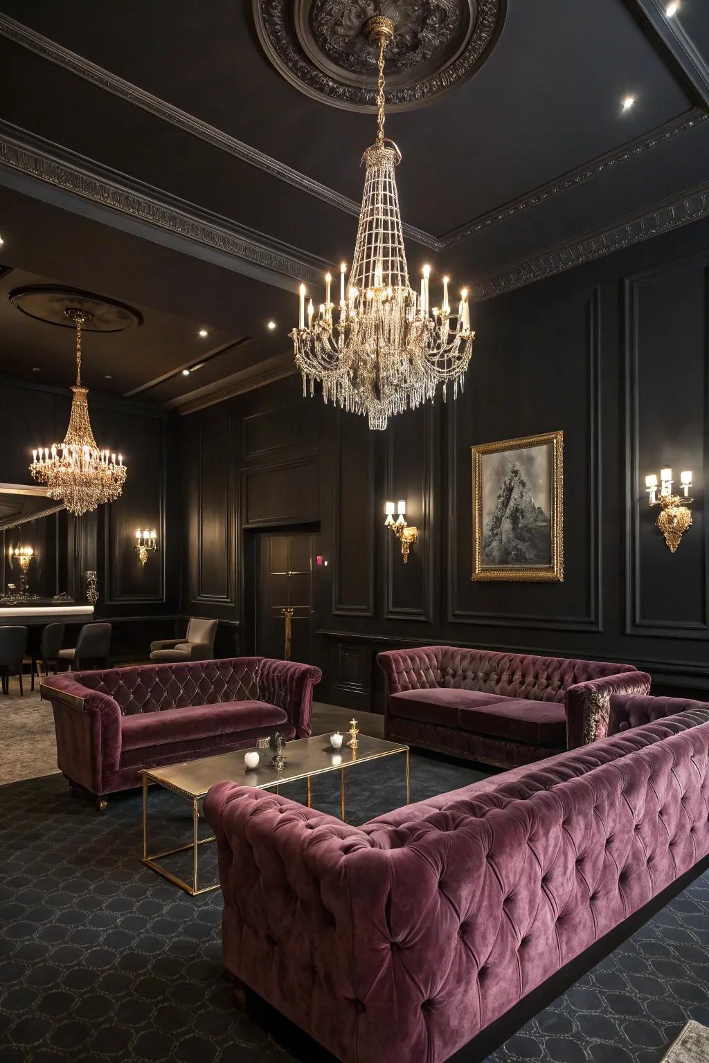 Refined sanctuaries exude opulence and depth.