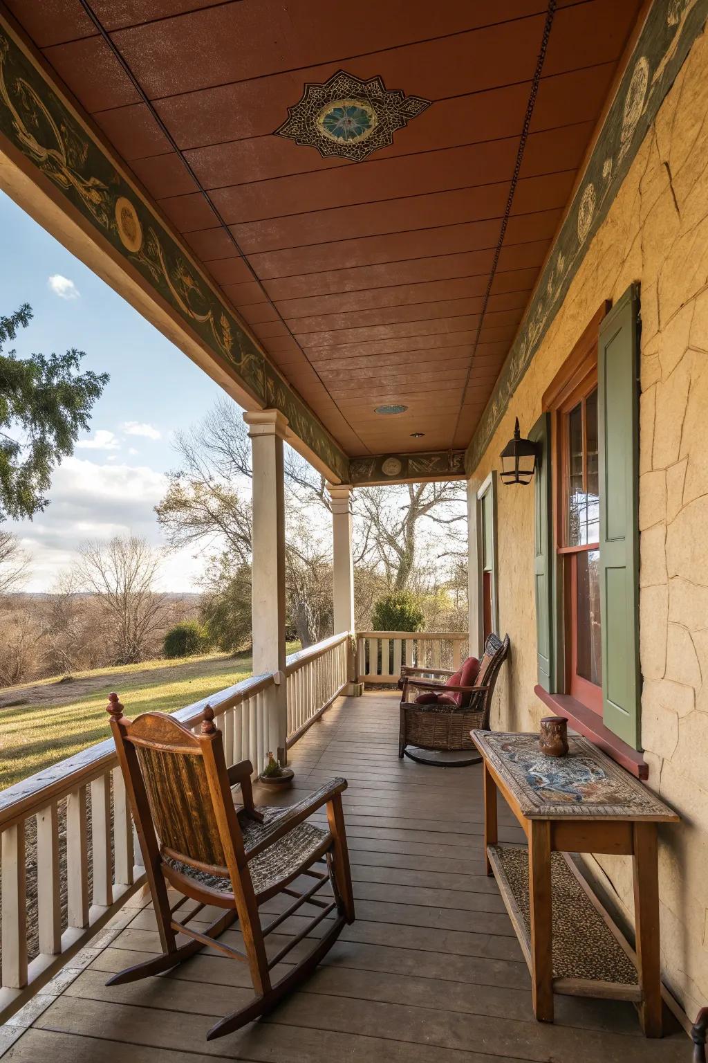 Natural tones harmonize with outdoor environments.