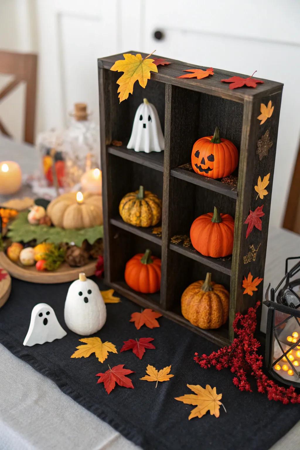 A festive-themed display capturing the festive spirit.