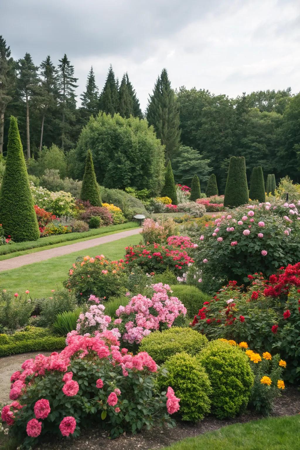 Evergreen shrubs deliver year-round greenery and vibrancy in the garden.