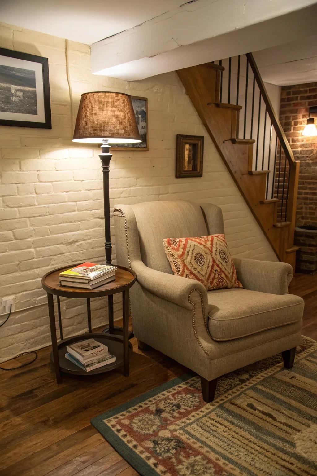 Turn corners into cozy getaways.