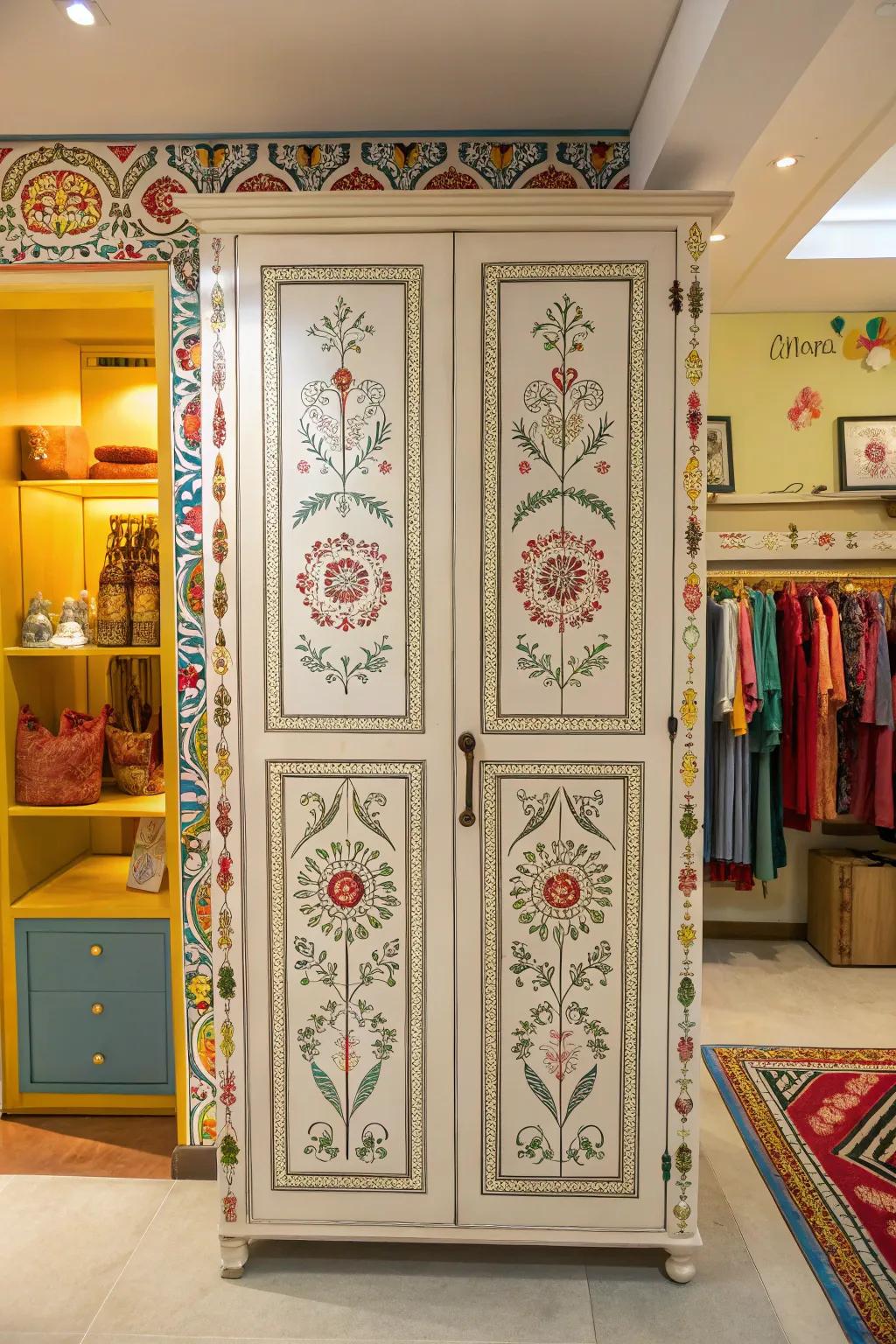 Decorative designs enhance with texture and intrigue.