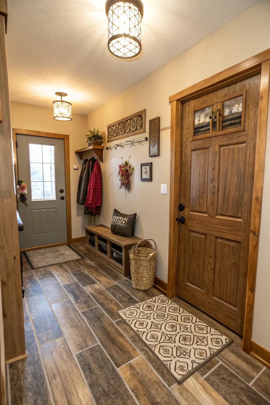 Comforting and Welcoming Timber-Style Coverings