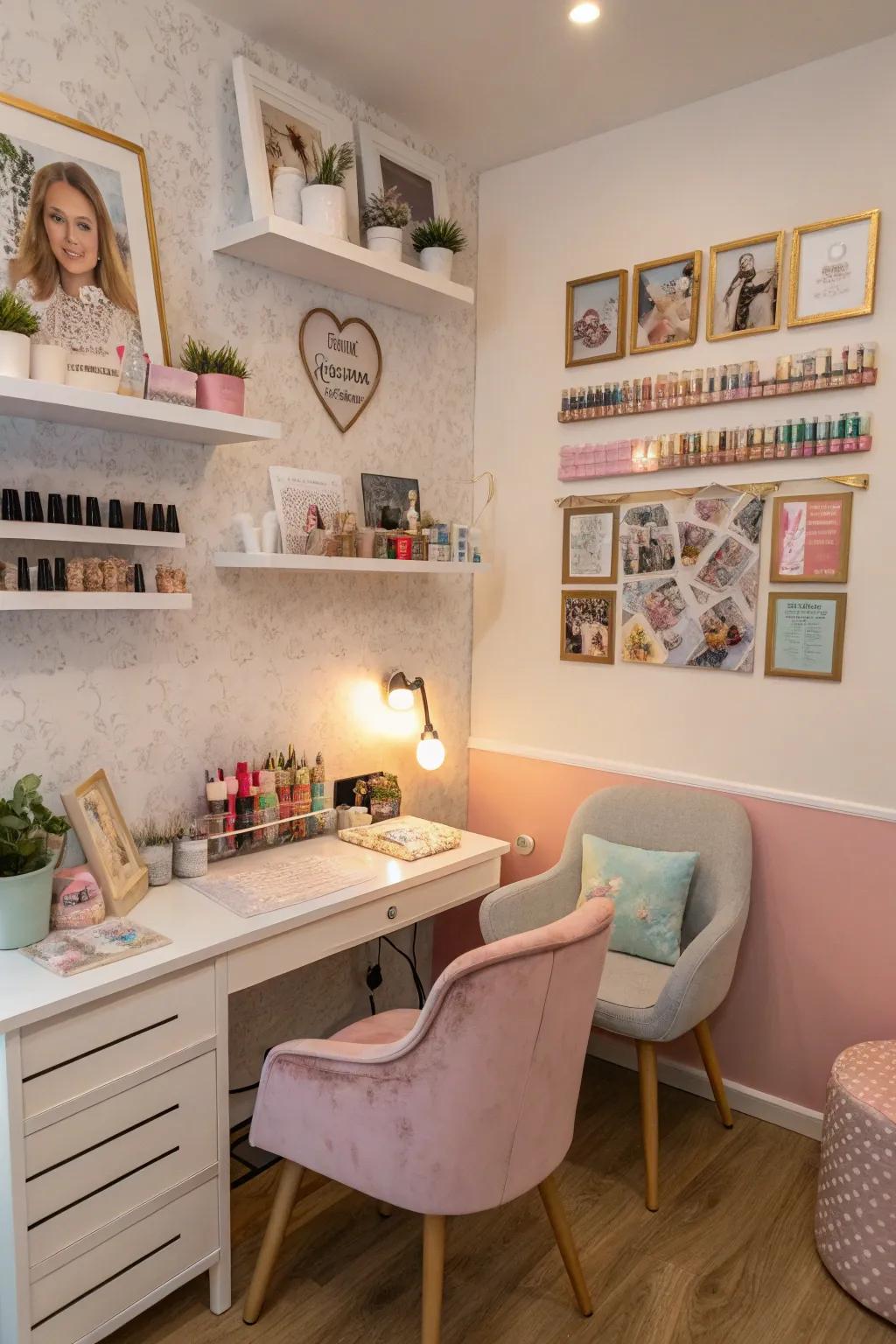 Personal touches that make your area feel like home.