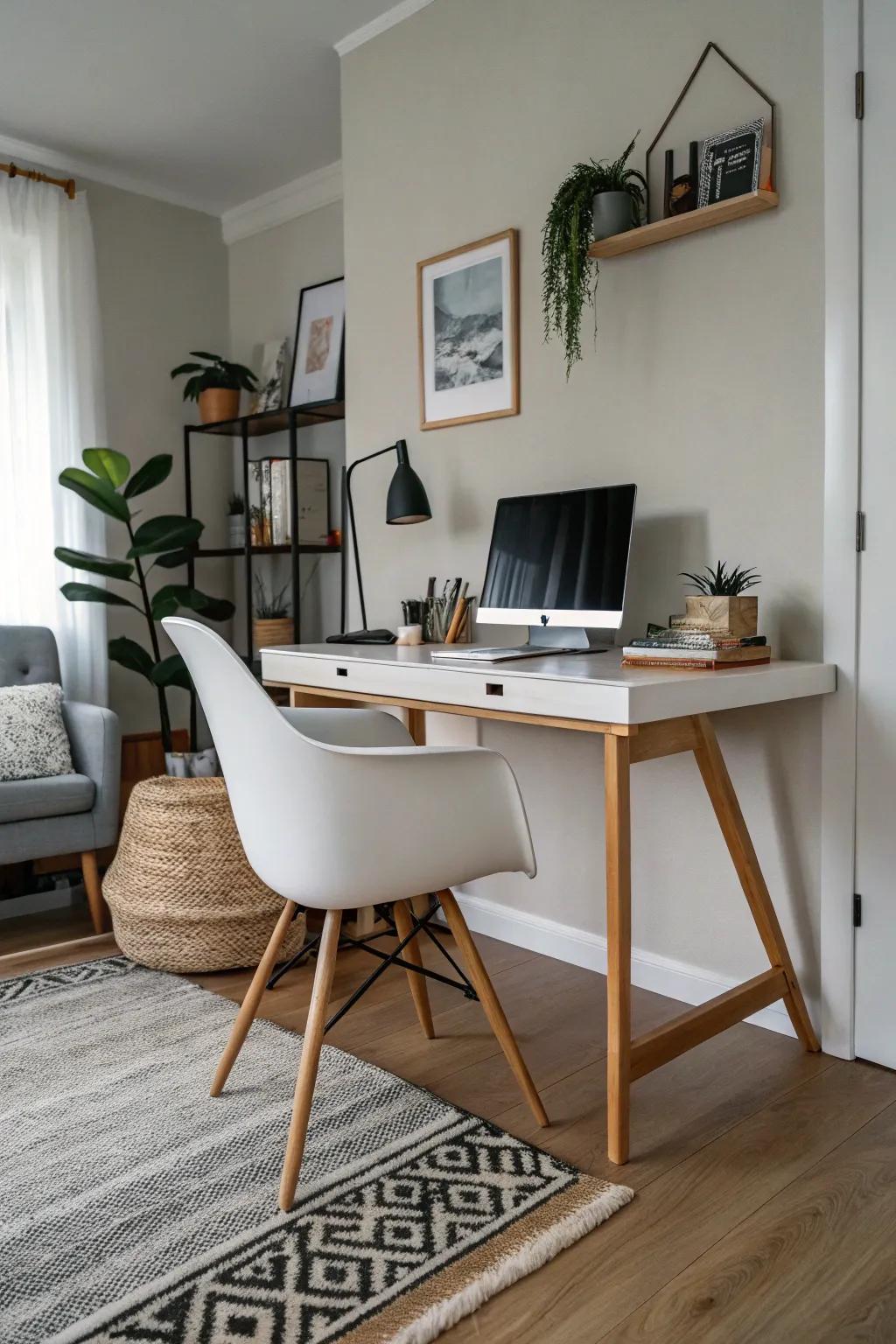 A minimalist design boosts productivity and reduces stress.