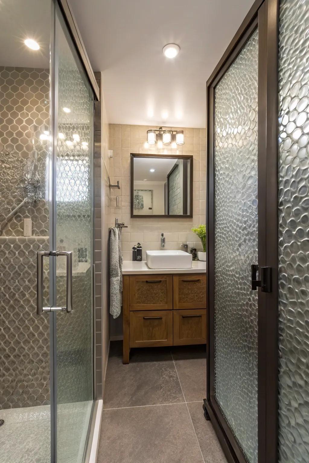 Art meets utility with designed glass.