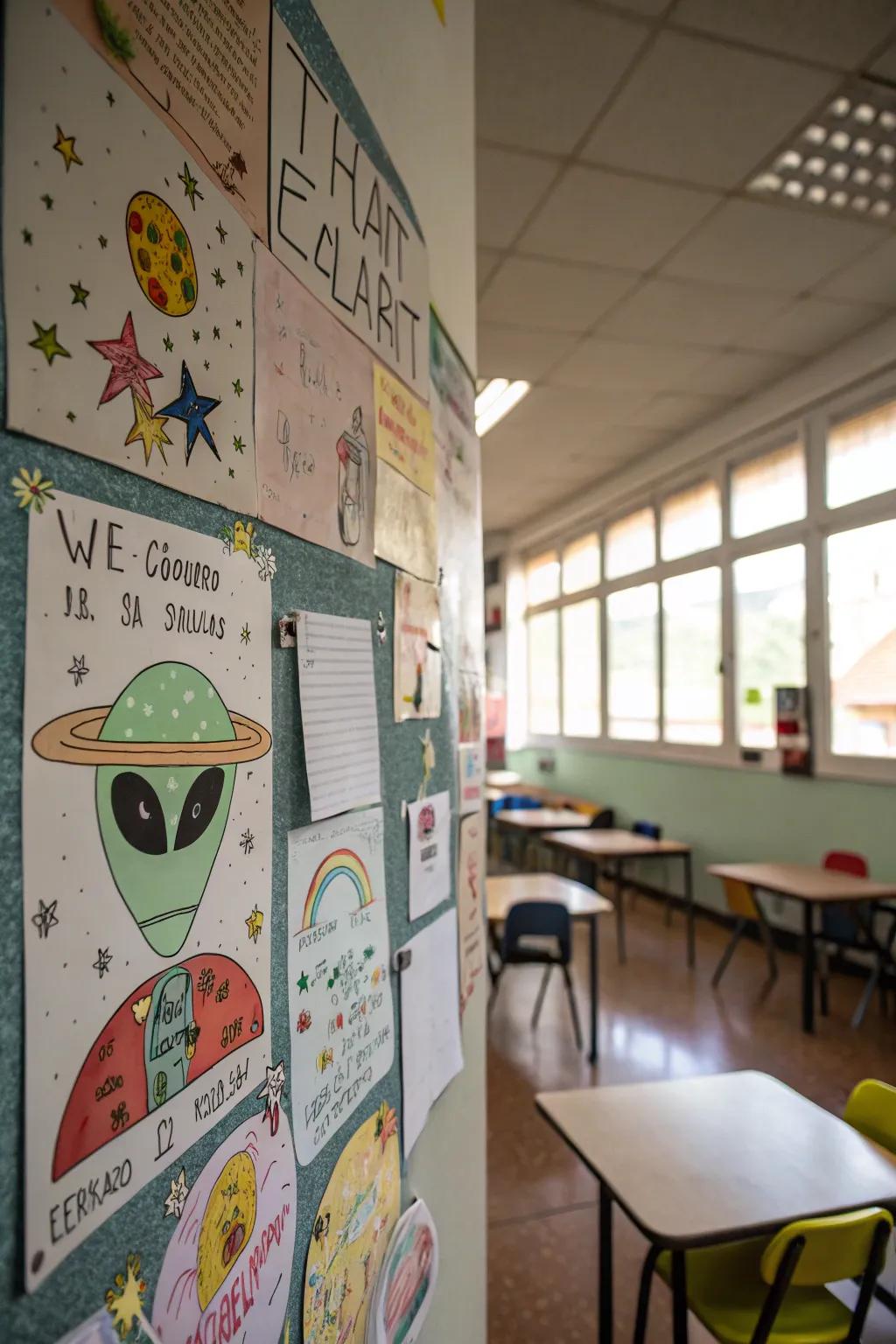 With an extraterrestrial message panel, receive 'messages from deep space'.