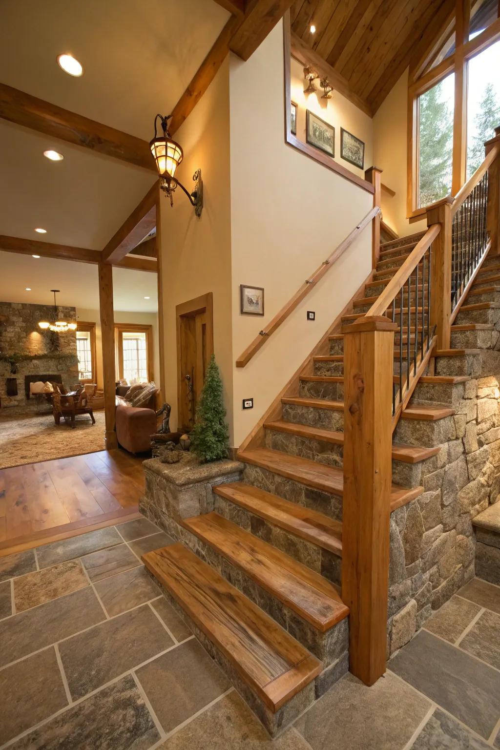 Natural components introduce an inviting and enduring appeal.