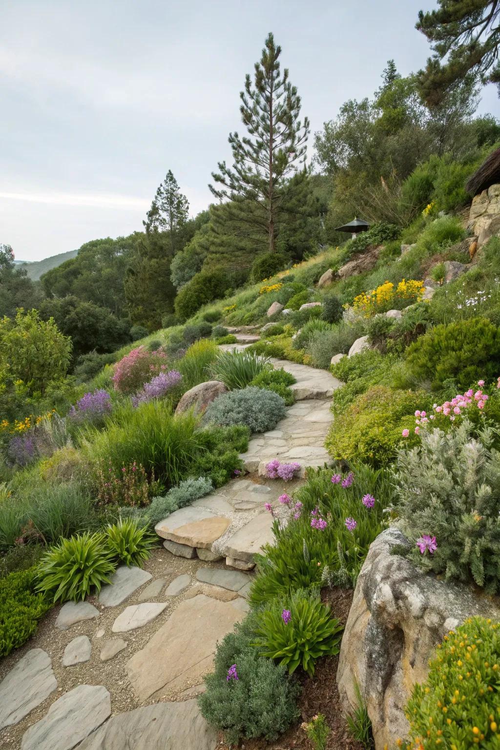 Native plants provide beauty with minimal maintenance.