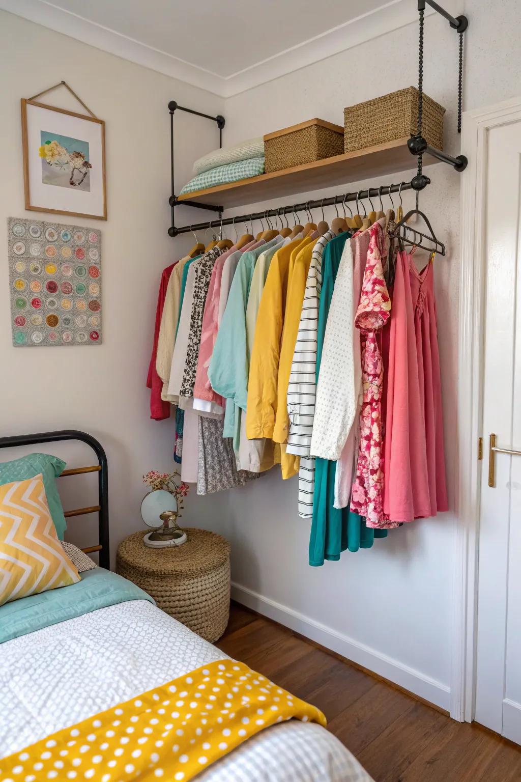 Transform clothing storage into a design focal point.