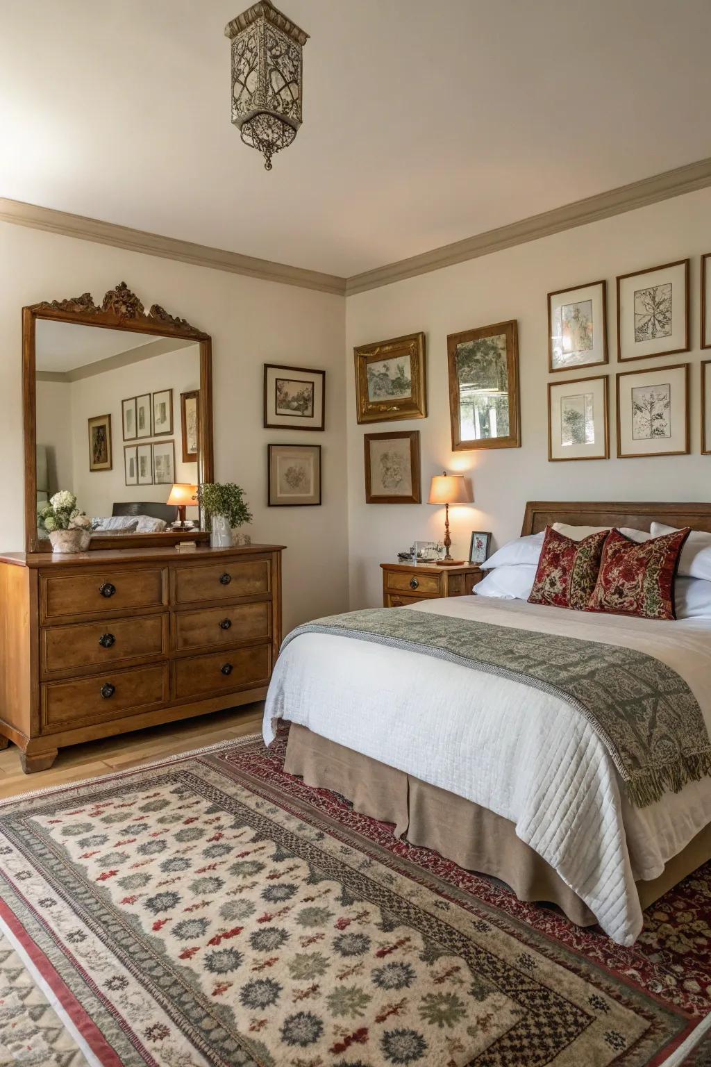 Traditional accents enhance dimension and individuality.