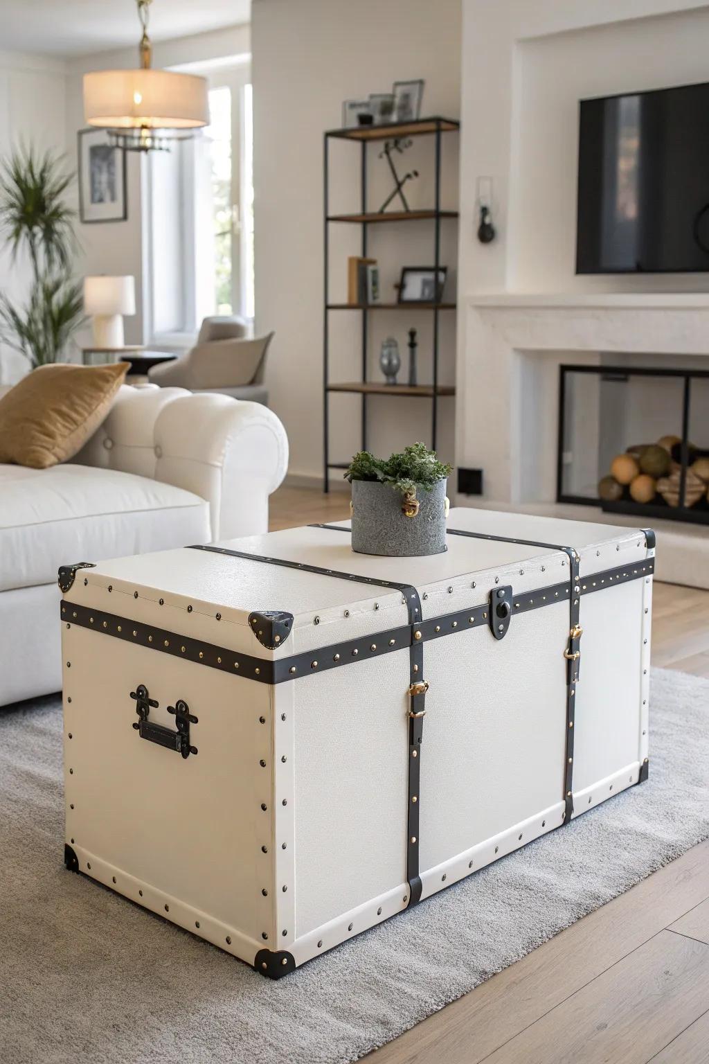 Smooth and simple, a simple keepsake box fits modern spaces.