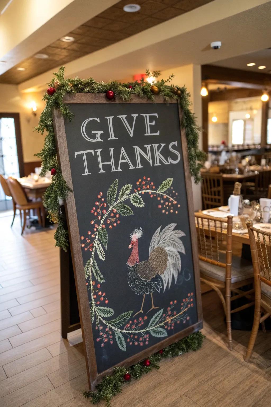 Inspirational Thanksgiving messages enhance the festive mood.