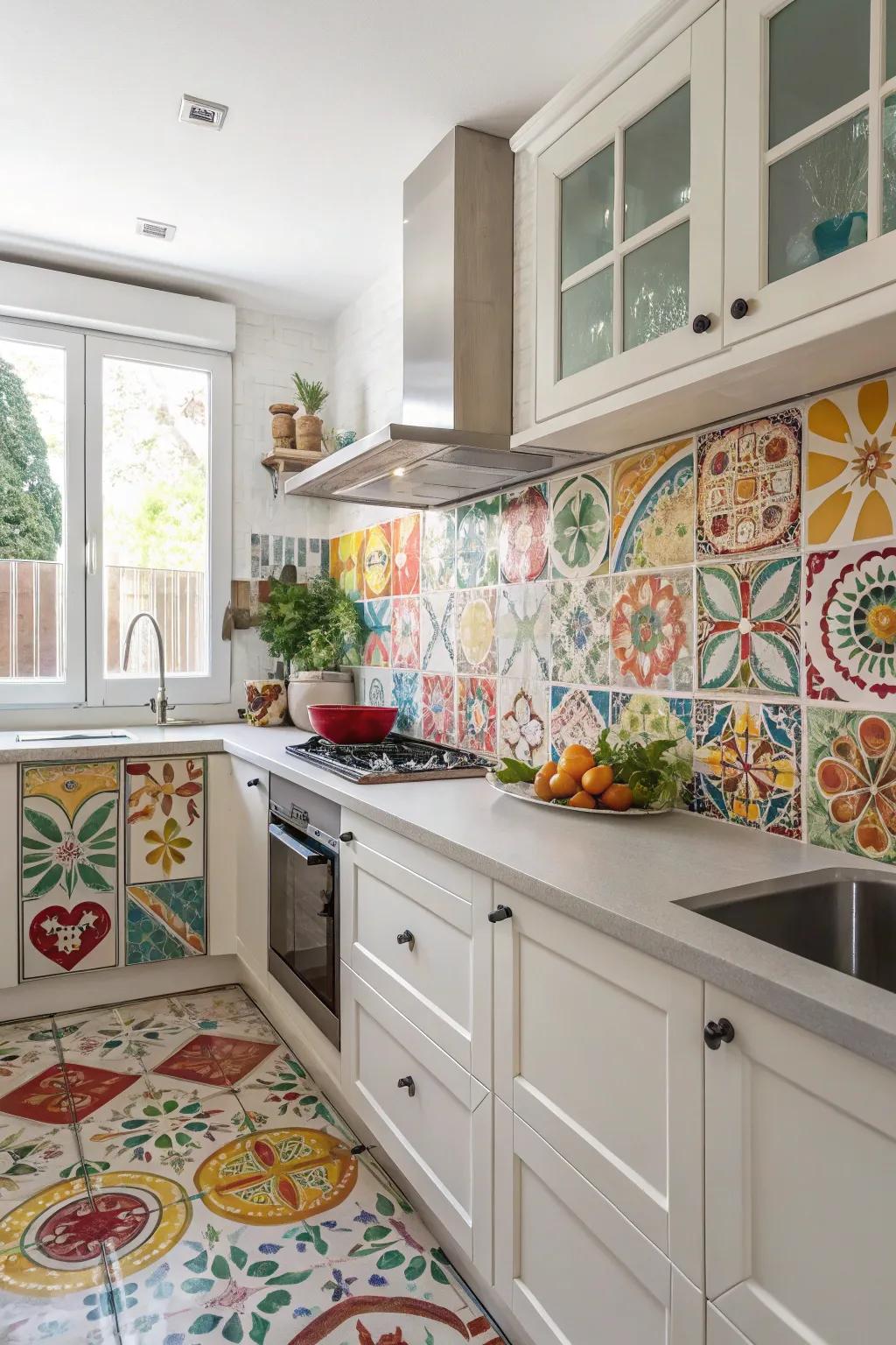 Inject delight and imagination using cheerful patterns.