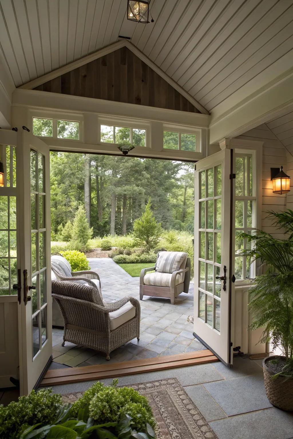 Get harmony with a seamless indoor-outdoor design.