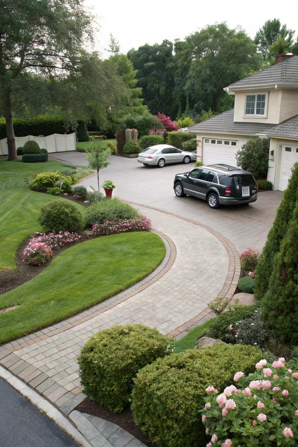 Turn-around areas improve functionality and usability.
