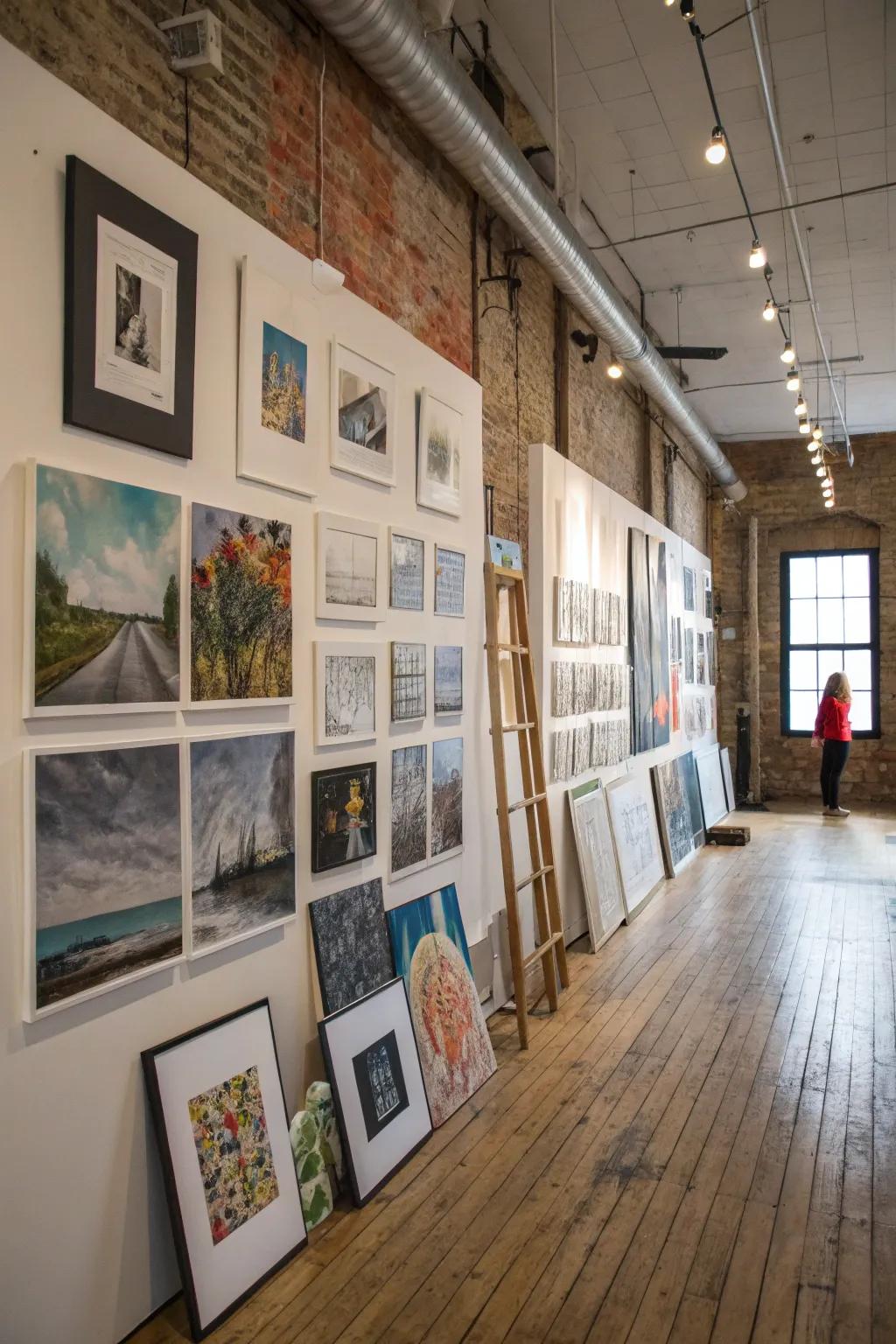 Frameless artistry for a relaxed ambiance.