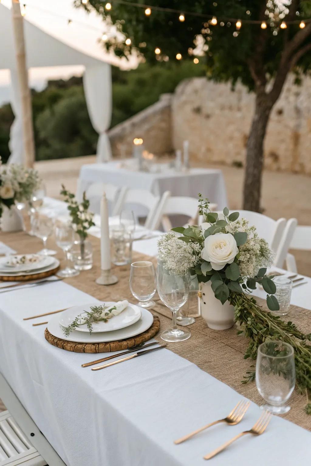 Understated polish with unadorned lines and muted tones