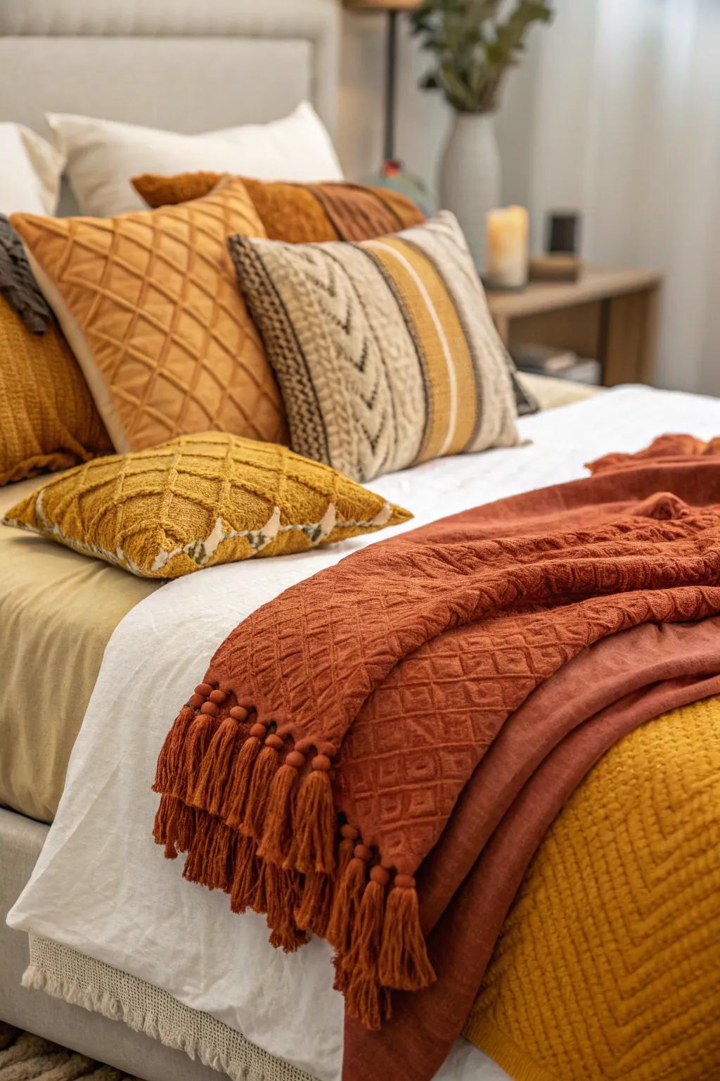 Textural layers enhance comfort and visual appeal.