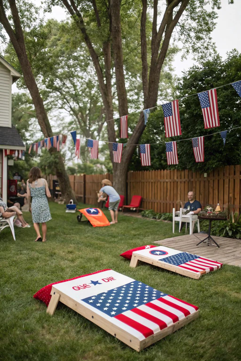 Get competitive with themed lawn games for everyone.