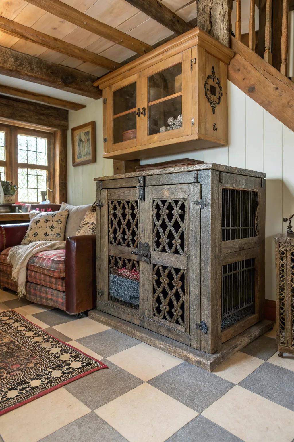 Vintage touches bring timeless charm to any space.