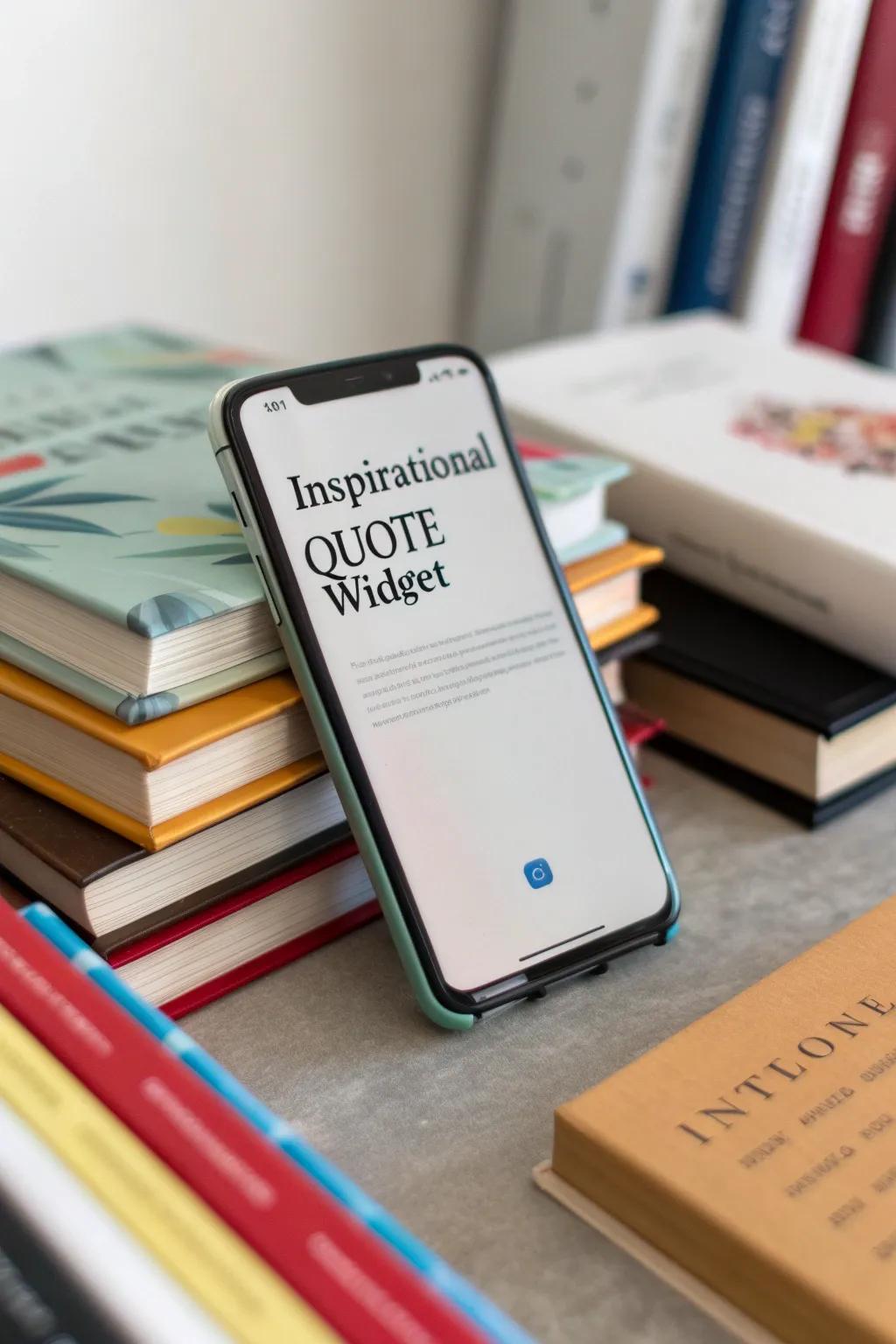Start your day off right by using motivational quotes on your screen.