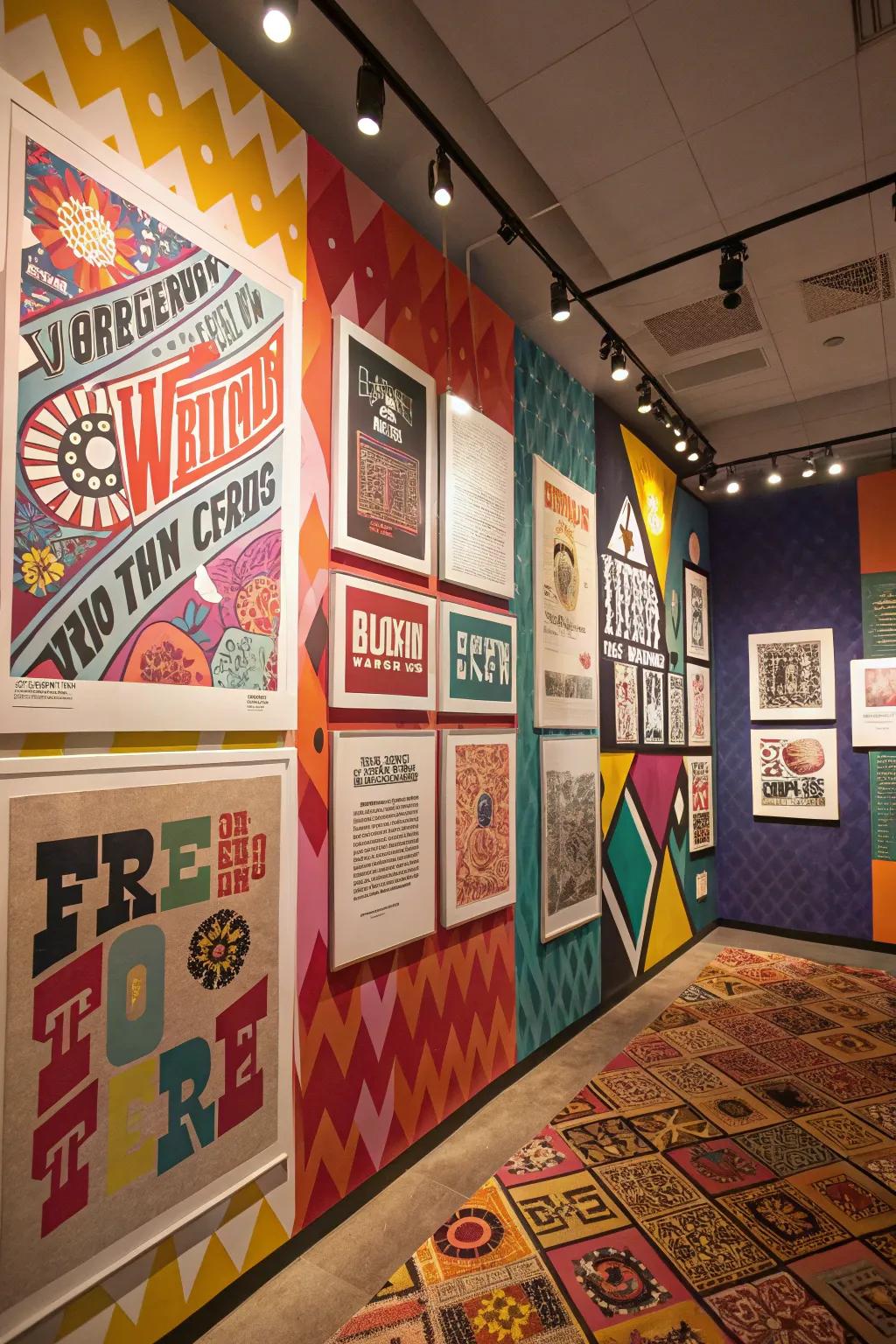 Text-based art is ideal for personalizing your space.