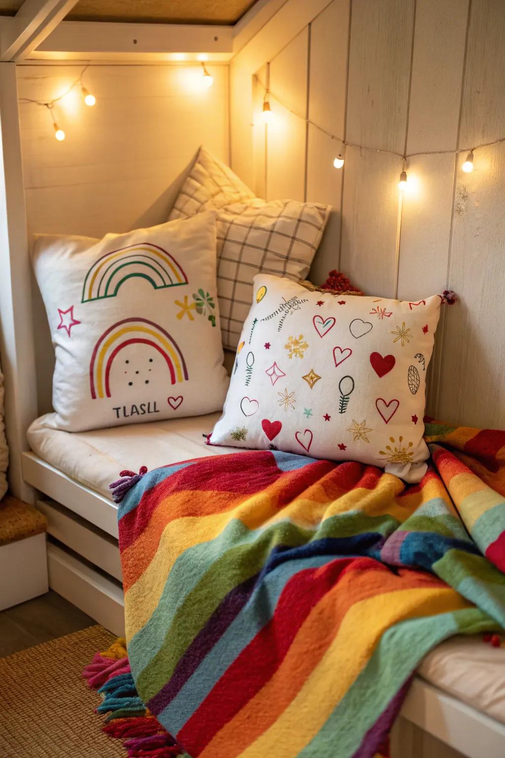 Fun decorations for a playful place