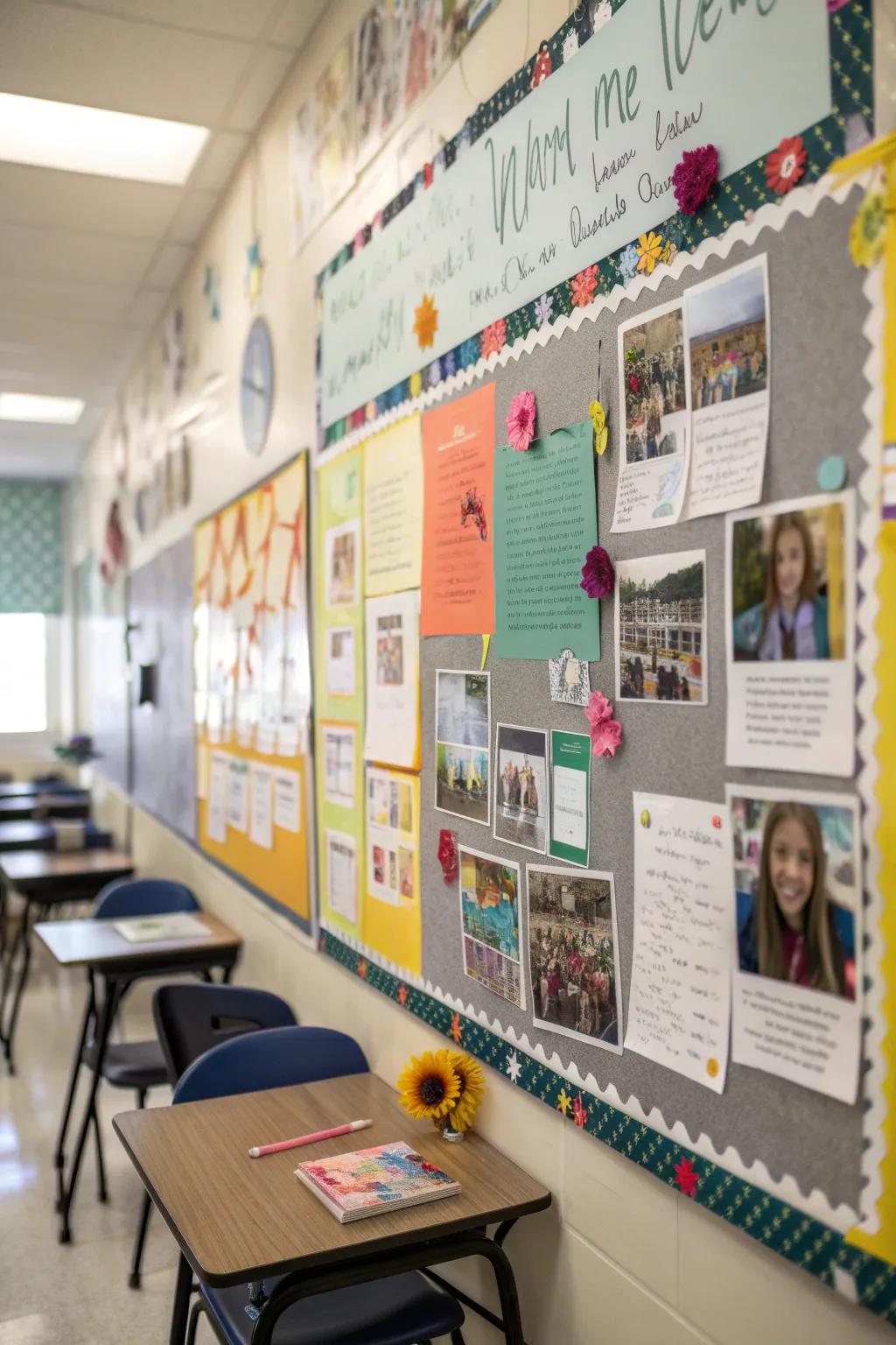 A motivational board that inspires and uplifts.