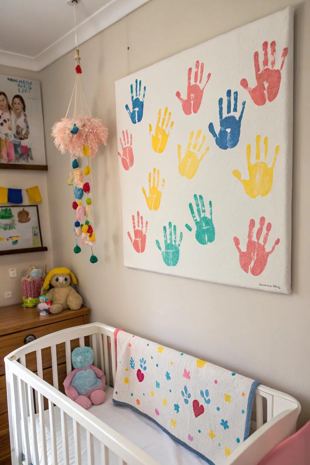 A personalized handprint craft to cherish Easter memories.