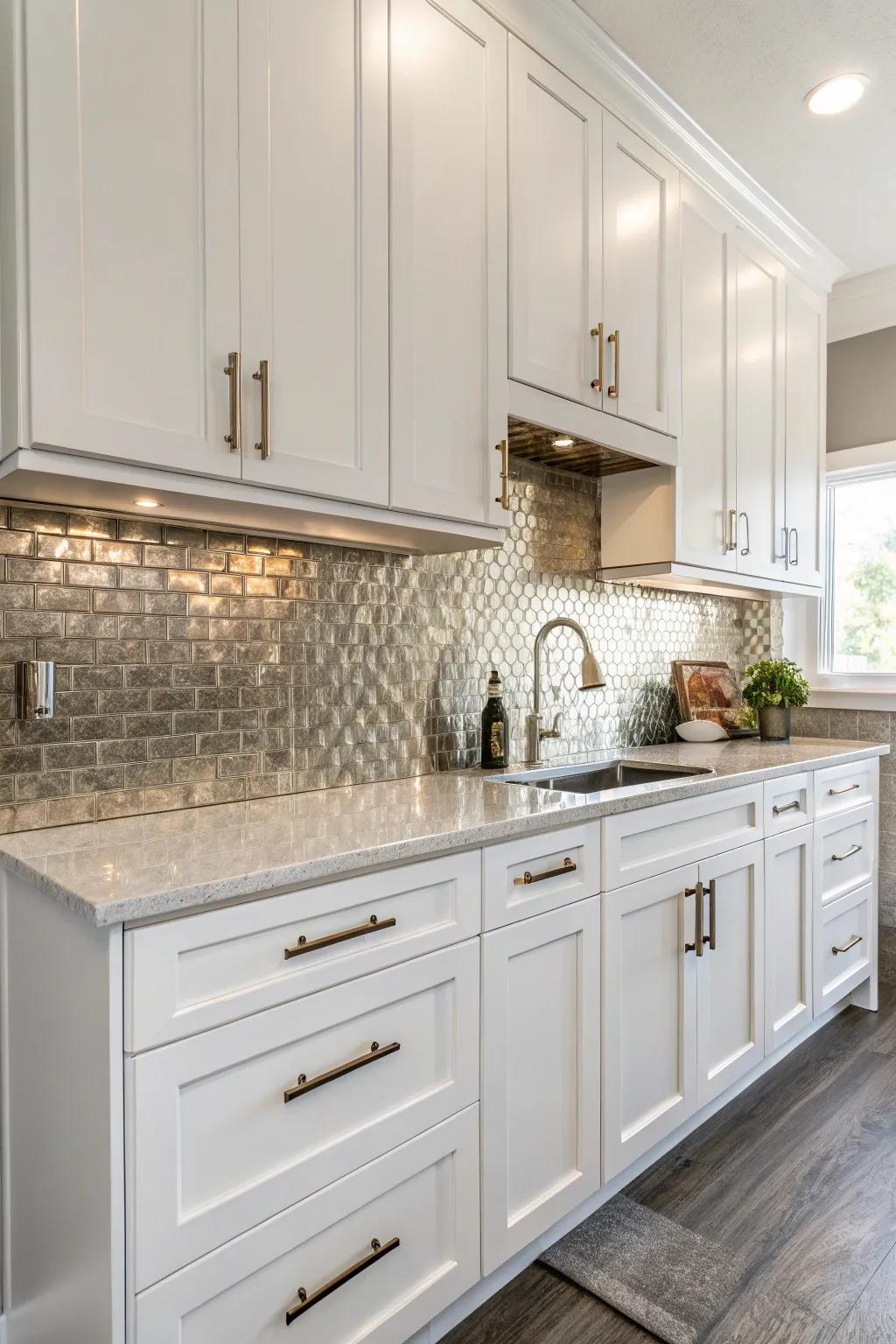 Shiny coatings offer radiance and sophistication.