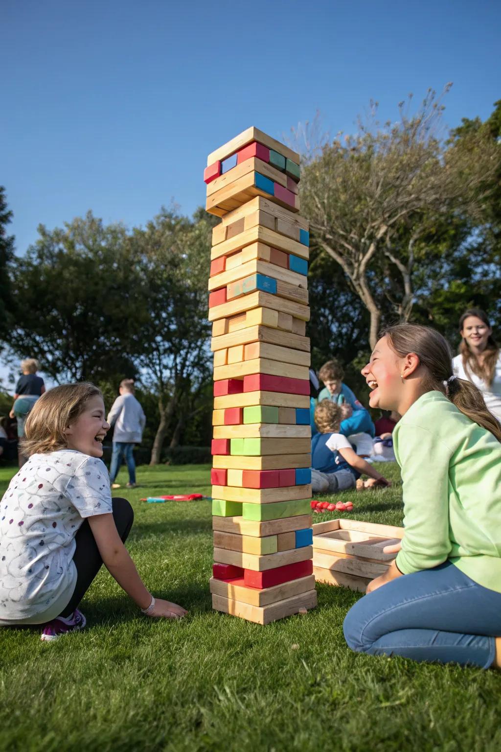 Oversized games for tremendous enjoyment.