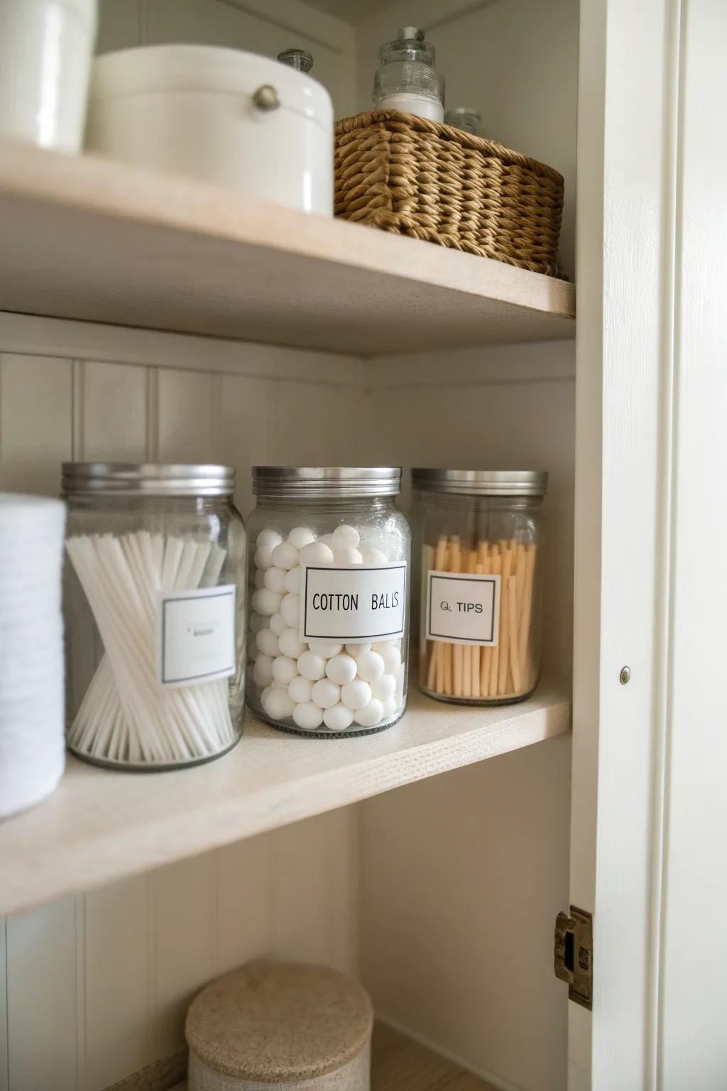 Reimagine household items for unique storage options.