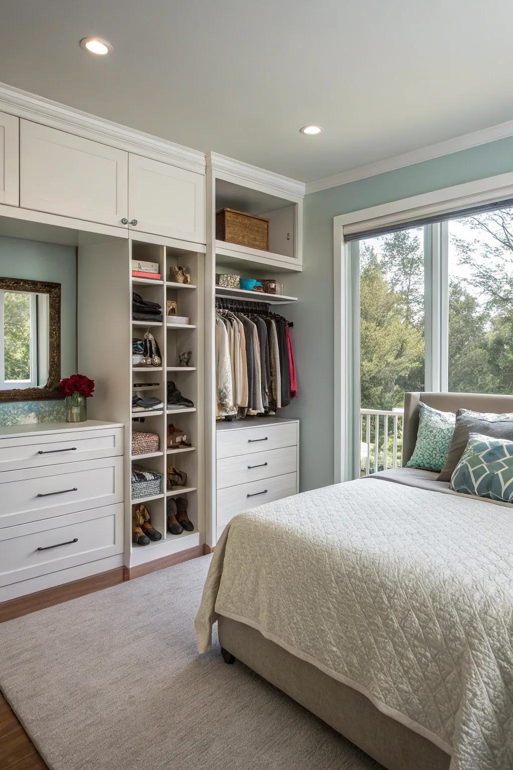 Practical furnishings blend fashion with functionality.